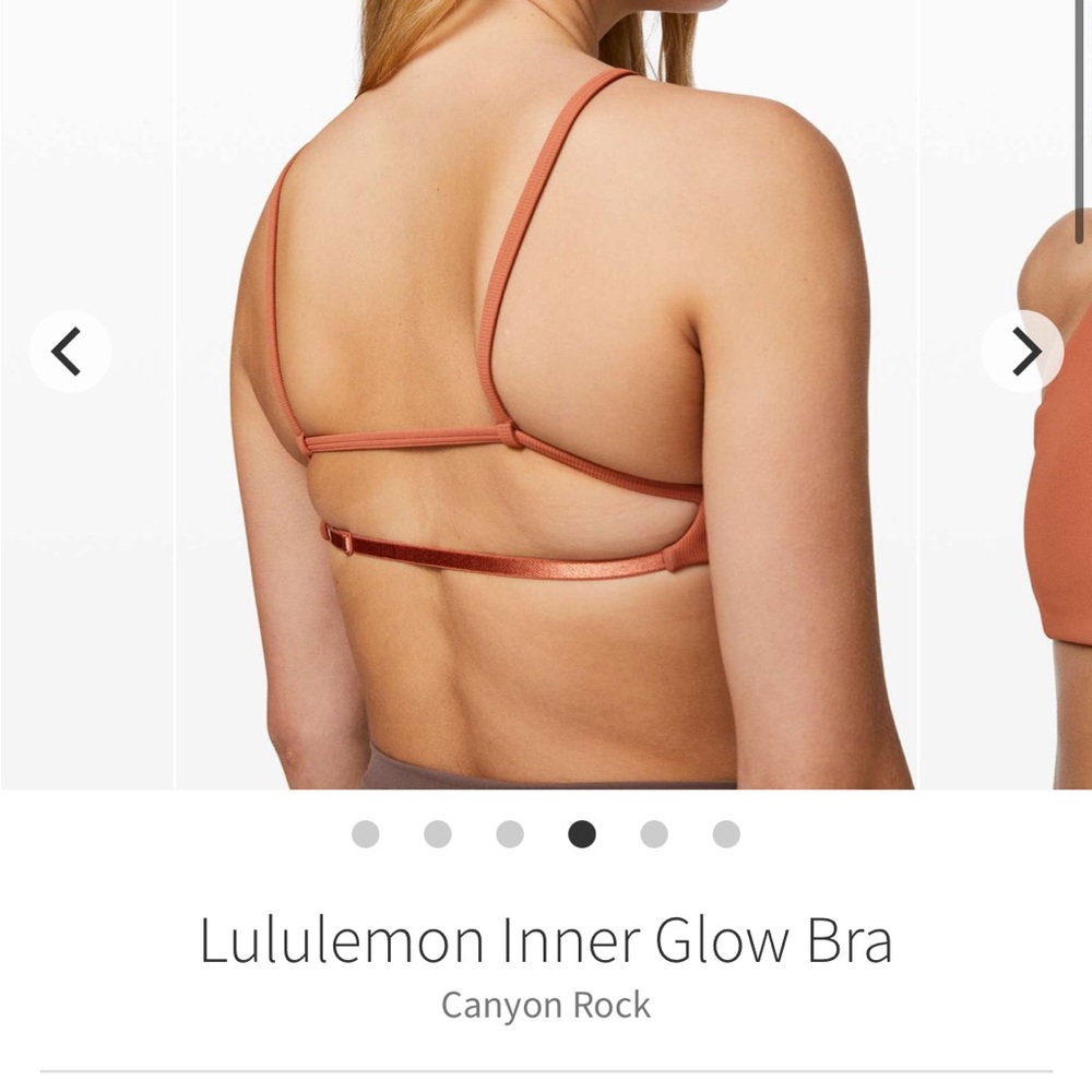 Lululemon Inner Glow Bra Size 4 - Picture 4 of 8